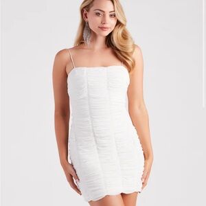 Windsor Mesh Mini Dress